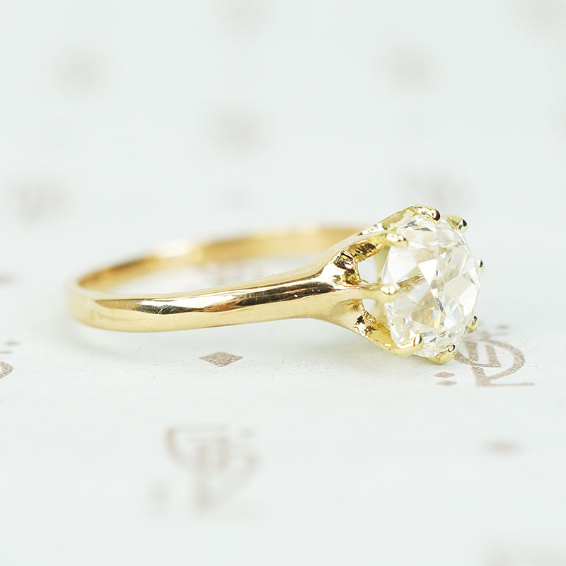 The Cupcake Diamond Solitaire c.1870