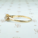Lovely Antique Three OMC Diamond Ring