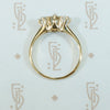 Lovely Antique Three OMC Diamond Ring