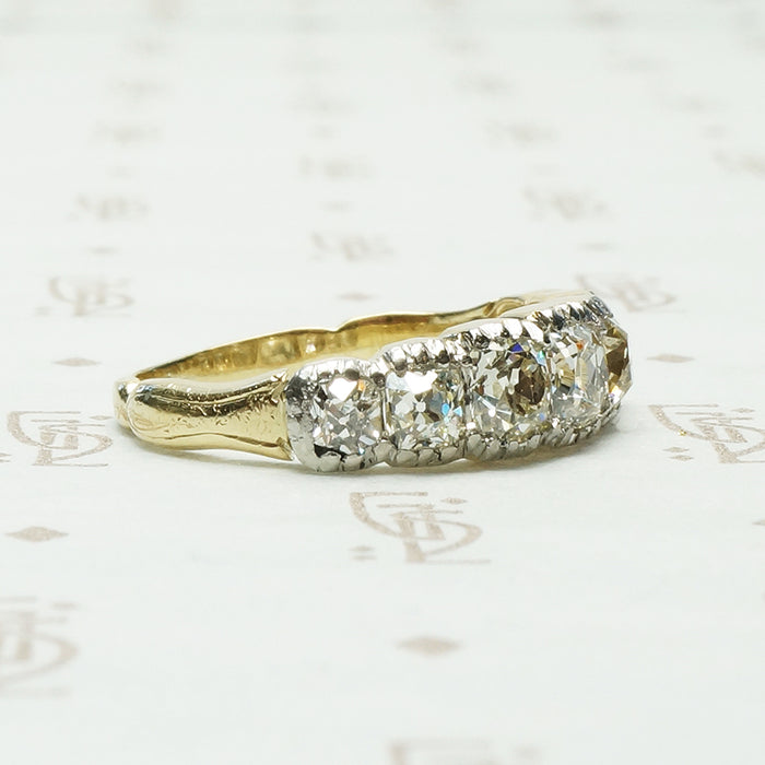 The Most Gorgeous Cushion Cut Diamond Band Ring