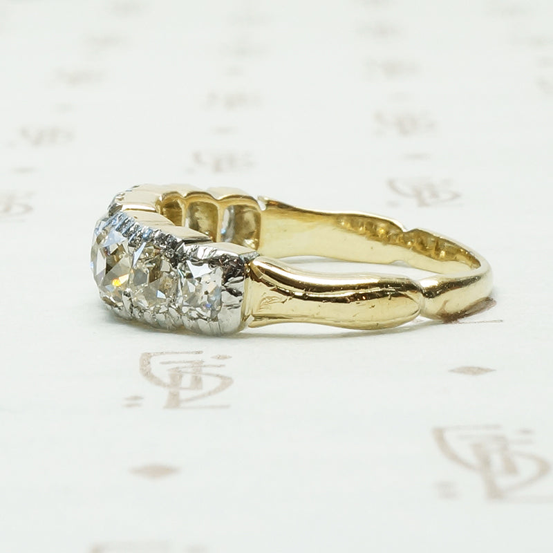 The Most Gorgeous Cushion Cut Diamond Band Ring