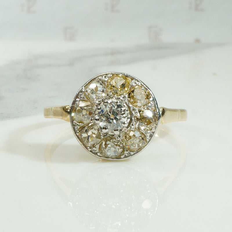 Chunky Old Mine Diamond Cluster