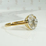 Chunky Old Mine Diamond Cluster