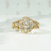 Superb 18k OMC Diamond Ring