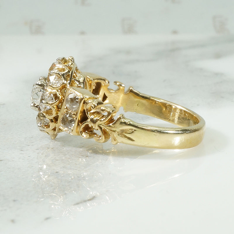 Superb 18k OMC Diamond Ring