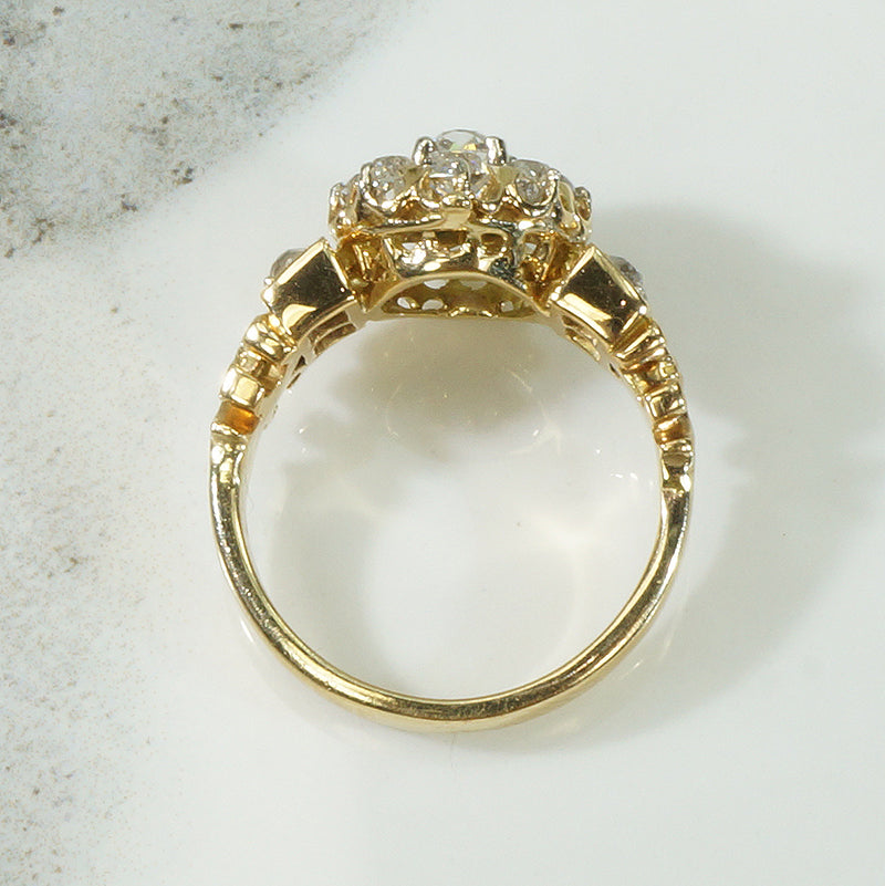 Superb 18k OMC Diamond Ring