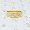 18k gypsy diamond band