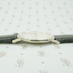1970's Omega 14k White Gold Ultra Slim Wristwatch