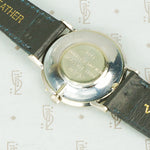 1970's Omega 14k White Gold Ultra Slim Wristwatch