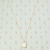 Lively Opal Pendant in Yellow Gold