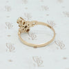 oec diamond and opal ring back view