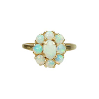 Vintage Opal Cluster Ring