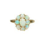 Vintage Opal Cluster Ring