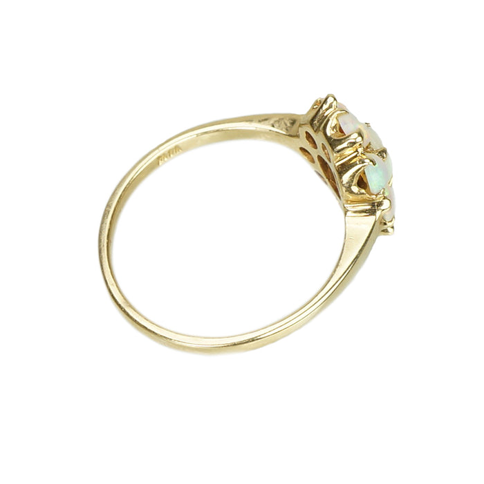 Vintage Opal Cluster Ring