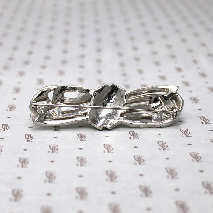 Glamorous Art Deco Paste Brooch