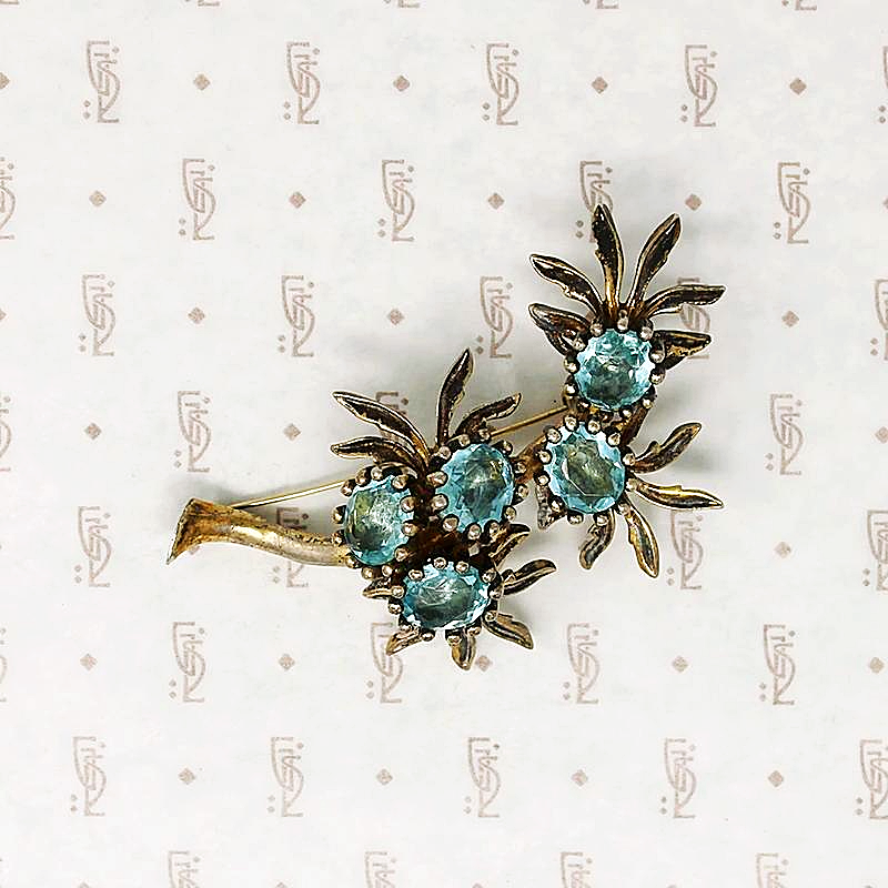 Hattie Carnegie Spray of Flowers Brooch