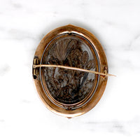 Incredible Craftsmanship Early Victorian Hair Work Brooch