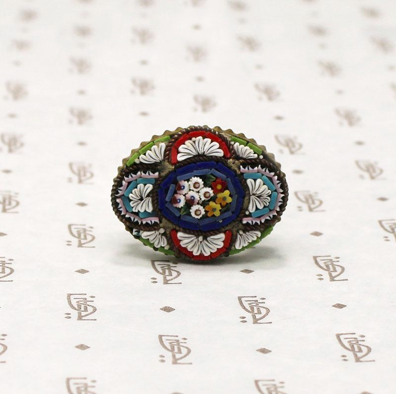 Charming Micro Mosaic Travel Souvenir Pin