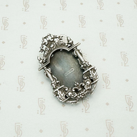Vintage Victorian Revival Picture Frame Brooch