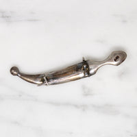 Silver & Niello Imperial Russian Army Knife Brooch