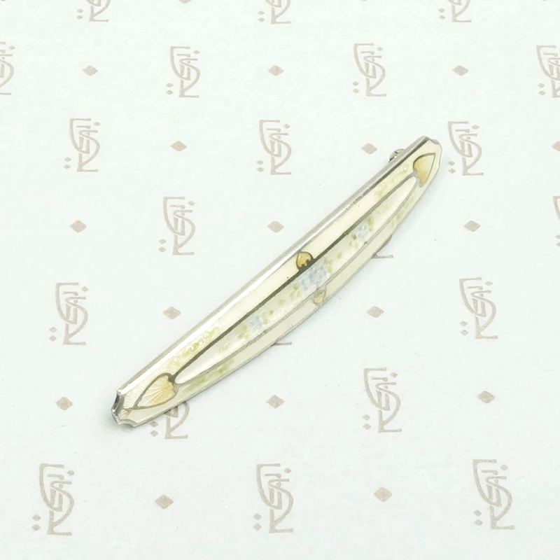 Delicate Pastels Champlevé Enamel Bar Pin