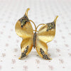 Whimsical Glamour Trifari Butterfly Brooch
