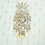 Ethereal Crowned Heart Large Sølje Brooch