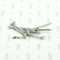 Charming Silver Roadrunner Brooch