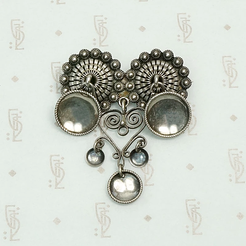 19th Century Silver Sølje Brooch 