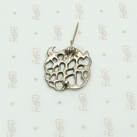 Swedish Sterling Silver Stylized Peacock Pin