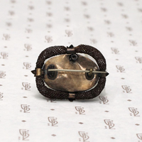 Antique Woven Hair Pin with Gold Details
