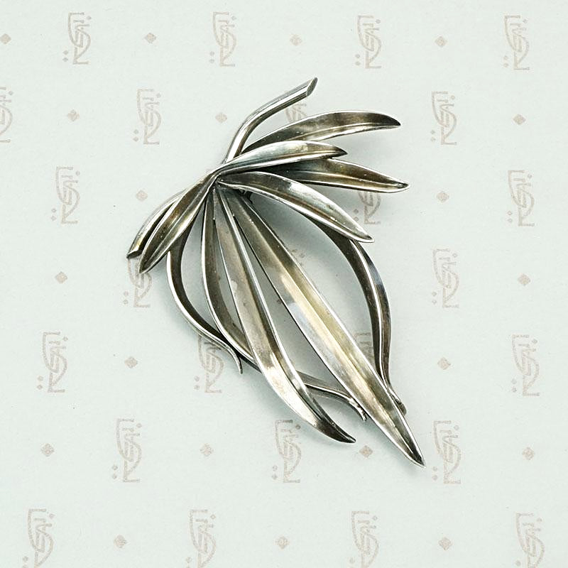 Danish Silver Brooch by Gertrud Enger