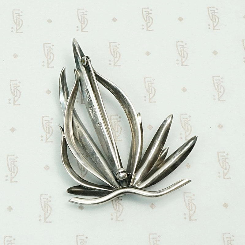 Danish Silver Brooch by Gertrud Enger
