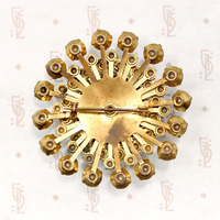aurora borealis rhinestone costume brooch