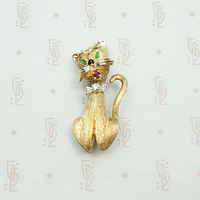 Sassy Cat Brooch by Dan Frere