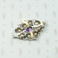 Kalo "Puffy" Pin with Amethyst