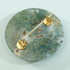 Scottish Pebble Jewel Moss Agate Brooch