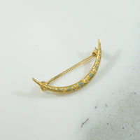 Lovely 19thc Crescent Moon Pin