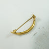Lovely 19thc Crescent Moon Pin