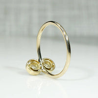 Infinite Innocence White Enamel & Diamond Ring