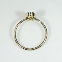 Infinite Innocence White Enamel & Diamond Ring