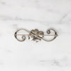 NYE Sterling Dogwood Blossom Brooch