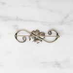NYE Sterling Dogwood Blossom Brooch