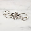 NYE Sterling Dogwood Blossom Brooch