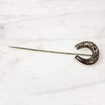 Antique Marble Horseshoe Stick Pin