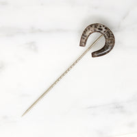 Antique Marble Horseshoe Stick Pin