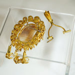 Elegant Agate Intaglio and Pearl Jewel in 18k