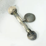 Sterling Silver Brooch with Classical Motif and Mercury