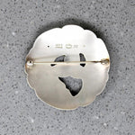 Rare Georg Jenson Design 20 Silver Leaves Brooch