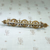 Lovely Gold and Pearl Victorian Bar Pin
